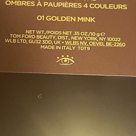 TOM FORD QUAD PALETTE GOLDEN MINK - Picture 3 of 16